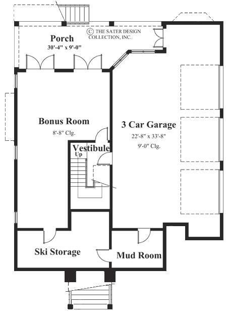 Berkeley Square-Lower Level Floor Plan #6838