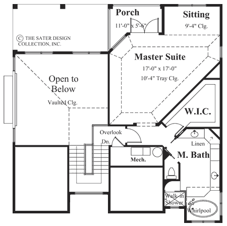 Berkeley Square-Upper Level Floor Plan #6838