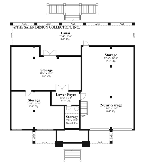 mission hills-lower level floor plan- #6845
