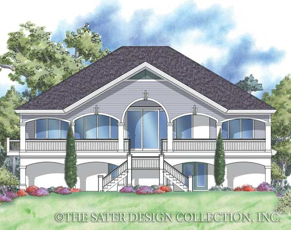 Trail Ridge-Rear Elevation-Plan #6847 