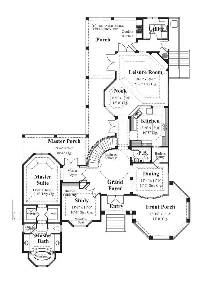 Weymouth Inn-Main Floor Plan-Plan #6850