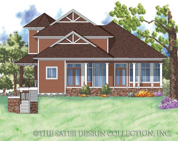 Weymouth Inn-Rear Elevation-Plan #6850