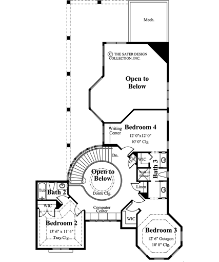 weymouth inn-upper level floor plan-#6850