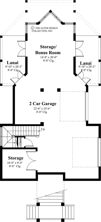 saint basque-lower level floor plan- #6851