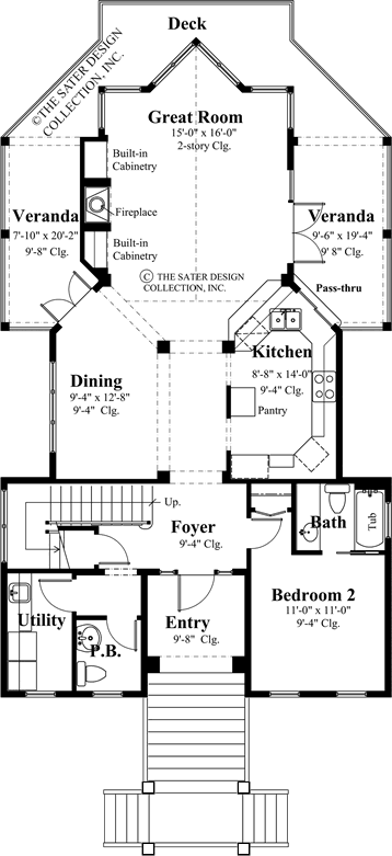 saint basque-main level floor plan- #6851