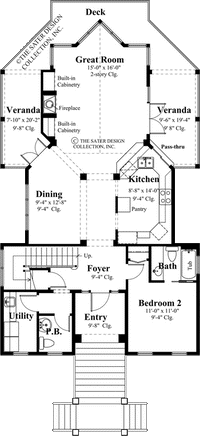 Saint Basque-Main Level Floor Plan- #6851