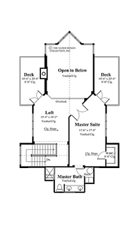 Saint Basque-Upper Level Floor Plan- #6851