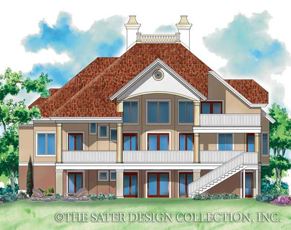 Royal Marco-Rear Elevation-Plan #6857