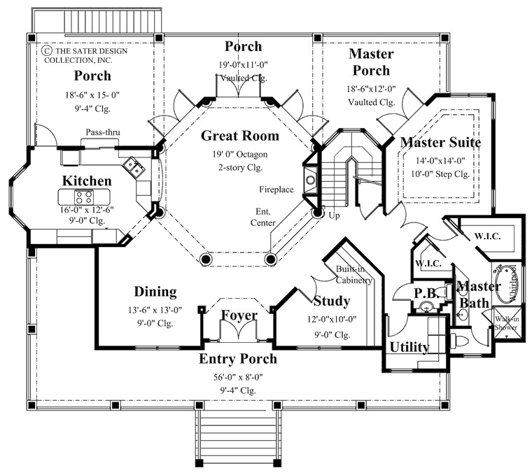 Home Plan Bradley House Sater Design
