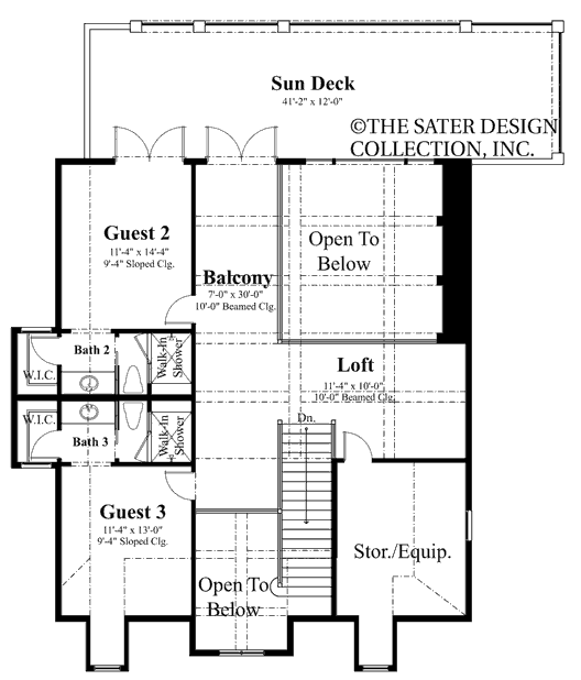 Home Plan Camden Place Sater Design Collection