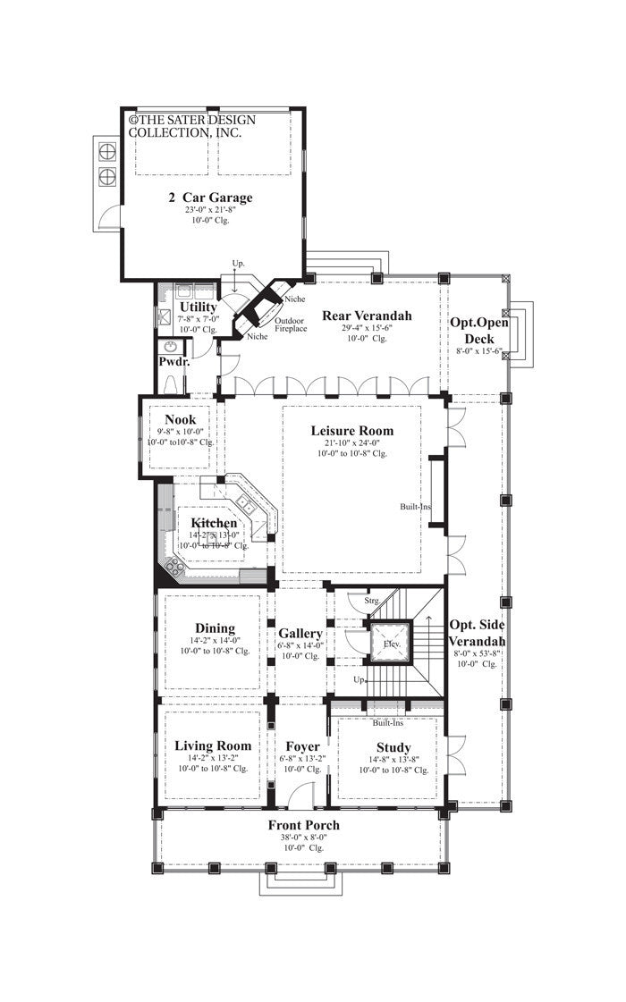 Capella Place- Main Level Floor Plan -#6870