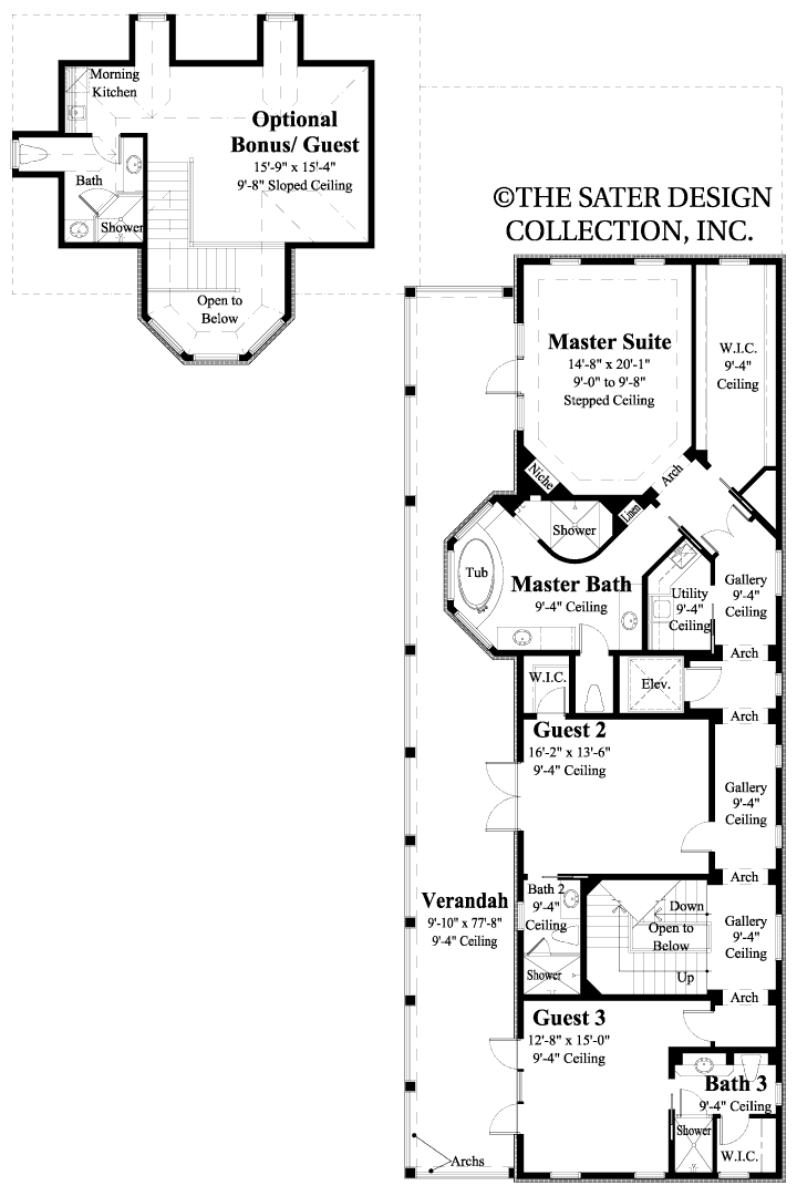 reddington home-upper level floor plan-#6871
