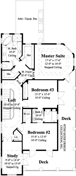 Villa Verdi-Upper Level Floor Plan-Plan 6872