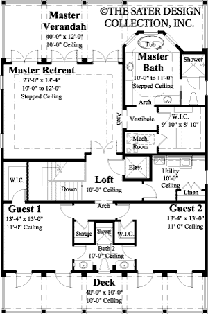 Home Plan Addison Court | Sater Design Collection