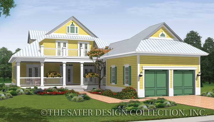 House Plan Pine Knoll  Sater Design Collection