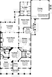 Emerald Bay-Main Level Floor Plan-Plan #6879