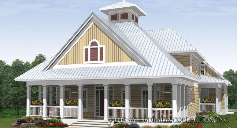 Cardinal Point-Front Elevation-Plan #6881