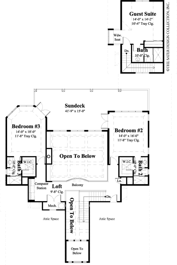 Cardinal Point-Upper Level Floor Plan-#6881
