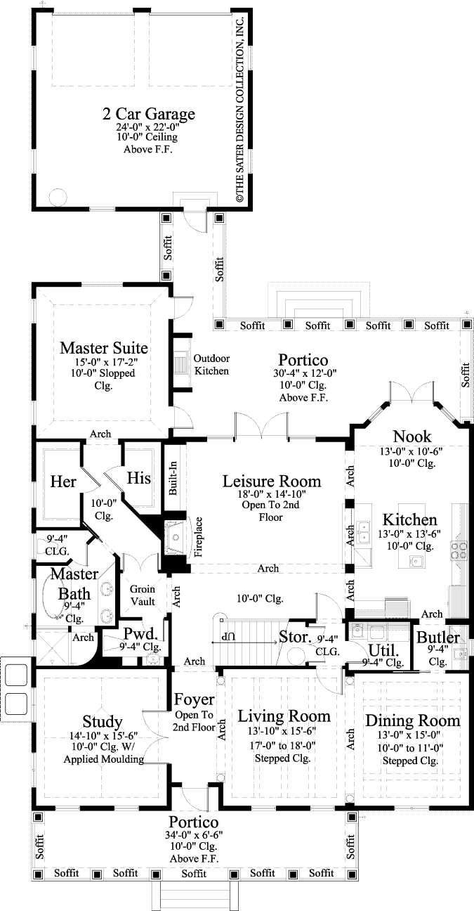 Pelham Valley-Main Level Floor Plan #6883