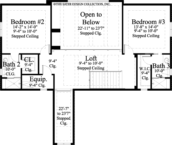 pelham valley-upper level floor plan #6883