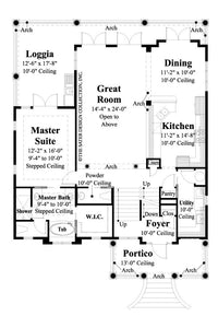 Castaway Cove- Main Level Floor Plan -#6884