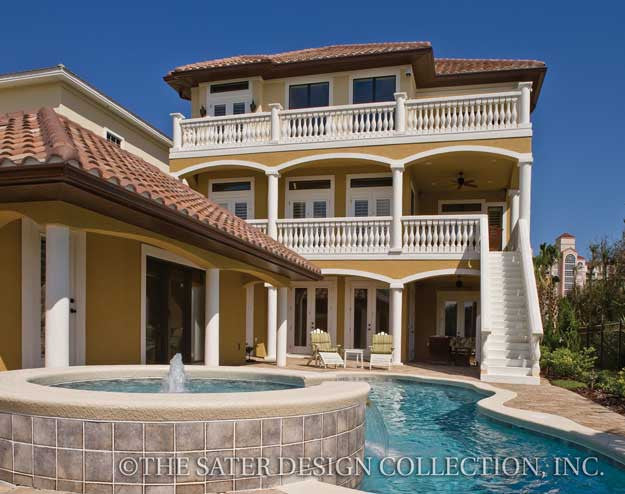 Castaway Cove-Rear Elevation Photo-Plan 6884