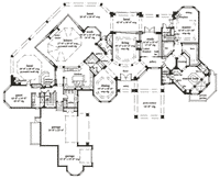 Huntington Lakes - Main Level Floor Plan - #6900