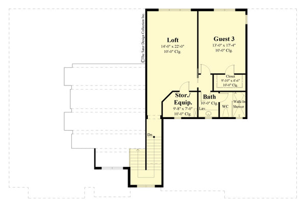 Donwell House Design second floor plan