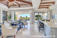 Atreyu House Plan kitchen and loggia