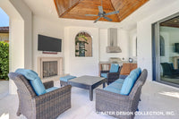 Atreyu House Plan outdoor kitchen 