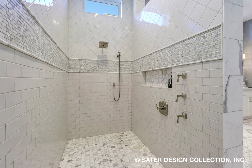 Atreyu House Plan master suite bathroom walk-in shower
