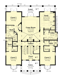 Lilliput House Plan - 6905 - first floor plan