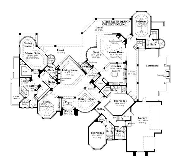 st regis grand-main level floor plan #6916