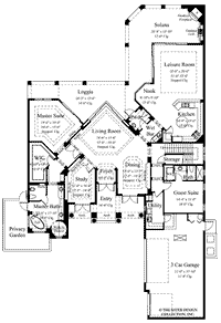 Verrado-Main Level Floor Plan- #6918
