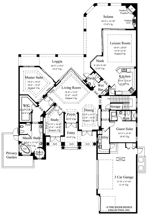 Verrado-Main Level Floor Plan- #6918