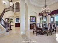 Verano House Plan dining area and stairway 