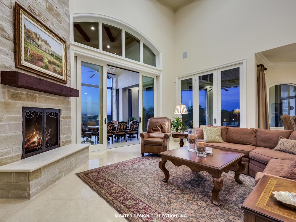 Verano House Plan Family room