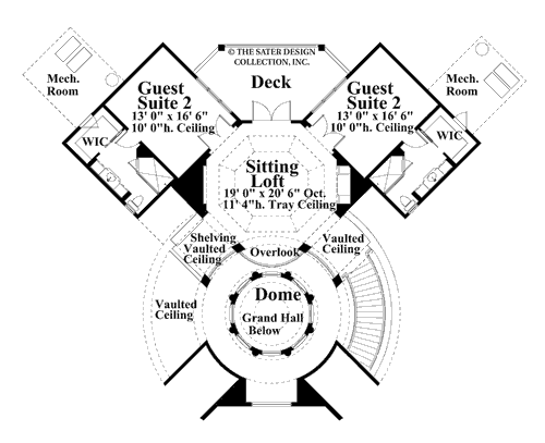 Prestonwood-Upper Level Floor Plan-#6922