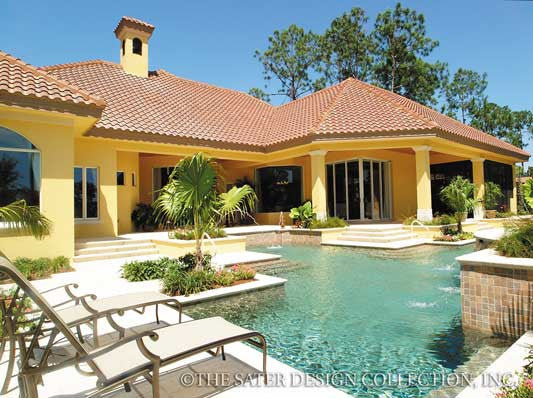 Del Toro-Rear Elevation-Plan #6923