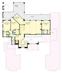 Waters Edge House Plan second floor plan