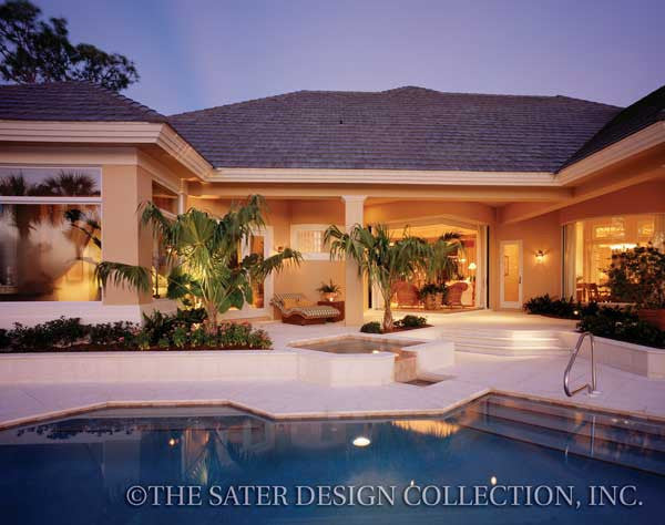 Andros Island Rear View - Plan #6927_RXC