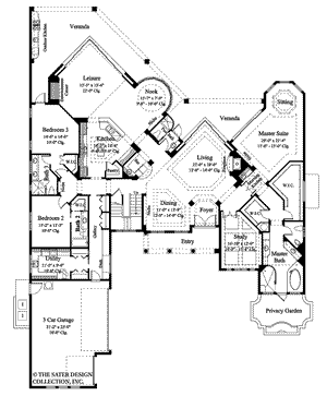 House Plan Saraceno | Sater Design Collection