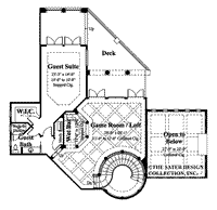 Casa Bellisima- Upper Level Floor Plan -#6935