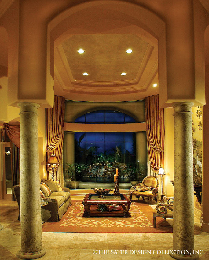 Ristano Home Plan Living Room View #6939