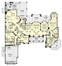 Ristano Home Plan - Main Level Floor Plan