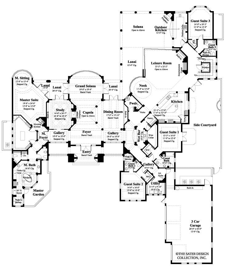 alamosa-main level floor plan-plan #6940