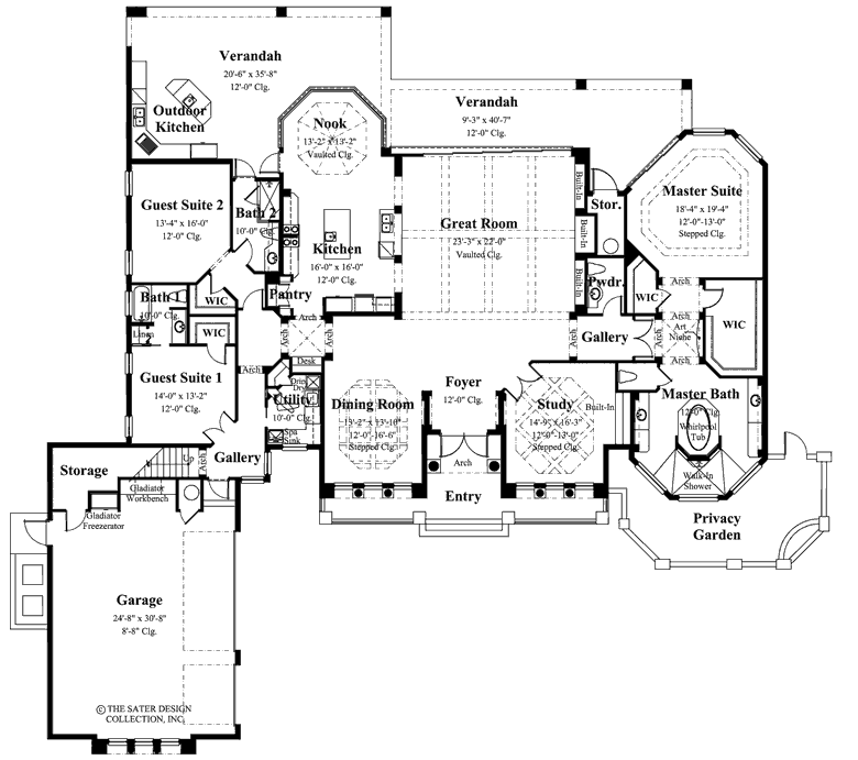 porto velho-main level floor plan-#6950