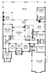 Brindisi Home - Main Level Floor Plan -#6963