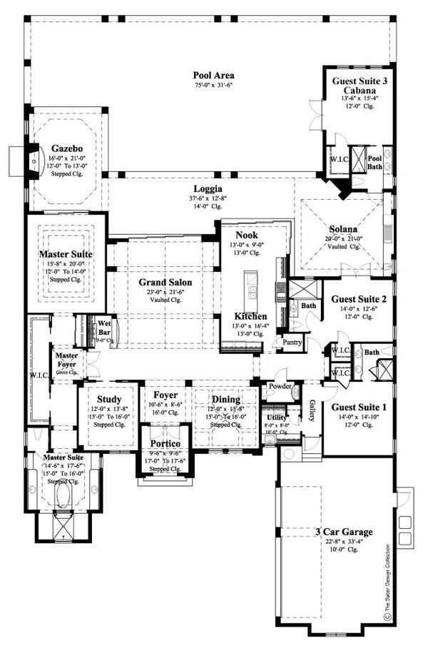 Home Plan Brindisi | Sater Design Collection