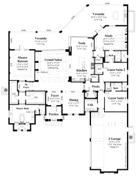 Barletta Main Floor Plan - Plan #6964
